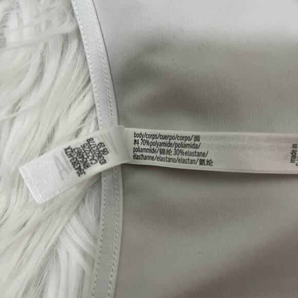 Victoria Sport Twist Front Open Back Bodysuit Size Large - Picture 9 of 11